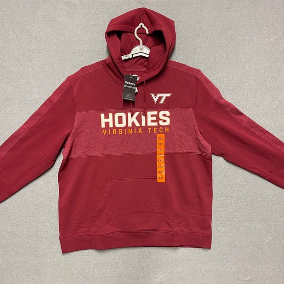 Captivating Apparel Other - Virginia Tech Hokies Hoodie Mens XXL 2XL Red Sweatshirt NCAA Game Day Fan‎ Gear